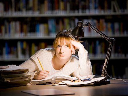 in the library Stock Photo - Premium Royalty-Free, Code: 640-02779426
