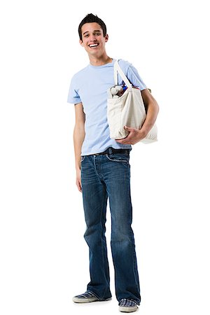 young man in a blue shirt Stock Photo - Premium Royalty-Free, Code: 640-02779450