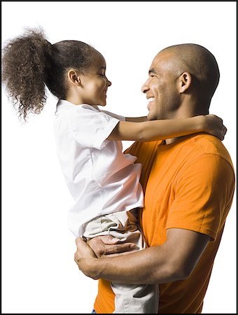 simsearch:640-02770204,k - Father holding young daughter Stock Photo - Premium Royalty-Free, Code: 640-02770428