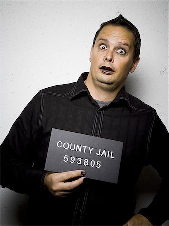 simsearch:640-02771008,k - Mug shot of gothic man Stock Photo - Premium Royalty-Free, Code: 640-02771010