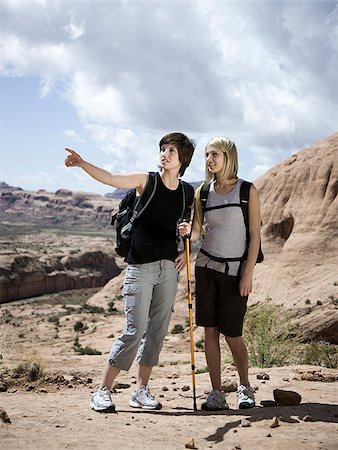 simsearch:640-02947685,k - hikers in the desert Stock Photo - Premium Royalty-Free, Code: 640-02947591