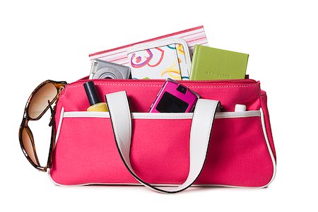 full - pink purse Stock Photo - Premium Royalty-Free, Code: 640-02947786