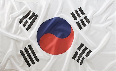 simsearch:640-02948279,k - south korean flag Stock Photo - Premium Royalty-Free, Code: 640-02948276