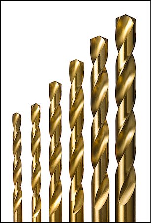 drill bit - drill bits Stock Photo - Premium Royalty-Free, Code: 640-02949482