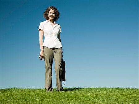 simsearch:640-02950543,k - woman holding a briefcase Stock Photo - Premium Royalty-Free, Code: 640-02950388