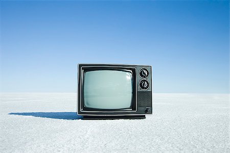 simsearch:640-02950548,k - television in the middle of nowhere Stock Photo - Premium Royalty-Free, Code: 640-02950535