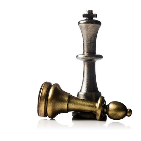 chess pieces Foto de stock - Sin royalties Premium, Código: 640-02950623