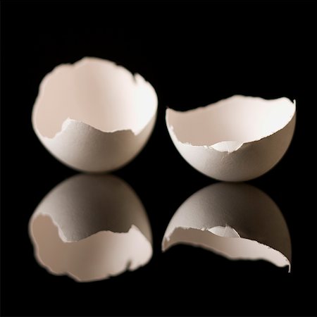 fractura - broken egg Foto de stock - Sin royalties Premium, Código: 640-02950660