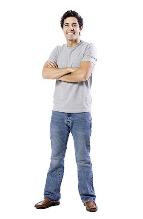 man in a grey shirt Stock Photo - Premium Royalty-Free, Code: 640-02951547
