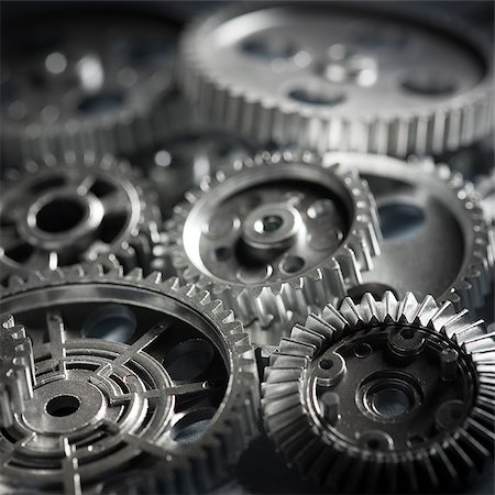 efficient gear - gears piled on top of gears Stock Photo - Premium Royalty-Free, Code: 640-02952142