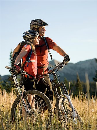 Mountainbiker Stockbilder - Premium RF Lizenzfrei, Bildnummer: 640-02952191