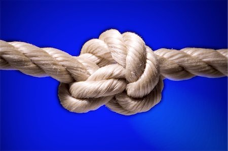 rope closeup - Rope with knot Stock Photo - Premium Royalty-Free, Code: 640-03255932