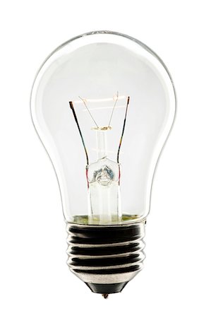 One light bulb Foto de stock - Royalty Free Premium, Número: 640-03255947