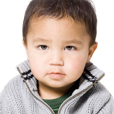 Studio portrait of baby boy (18-23 months) Stock Photo - Premium Royalty-Free, Code: 640-03256439