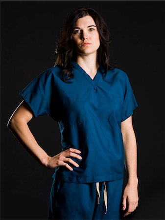 simsearch:640-03257327,k - Portrait de l'infirmière Photographie de stock - Premium Libres de Droits, Code: 640-03256699