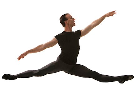 riscaldare - Ballet dancer Fotografie stock - Premium Royalty-Free, Codice: 640-03257849