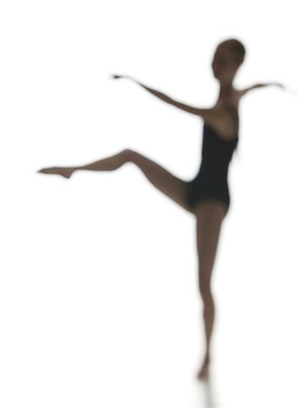 simsearch:640-03257857,k - Silhouette de danseuse de ballet Photographie de stock - Premium Libres de Droits, Code: 640-03258347