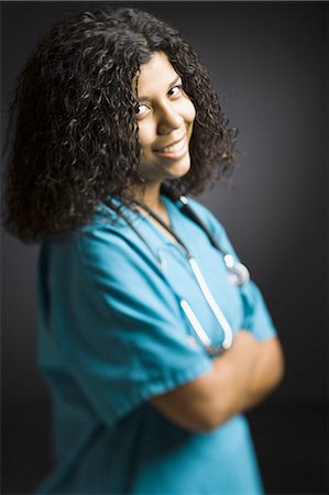 south american ethnicity - Female healthcare professional Stock Photo - Premium Royalty-Free, Code: 640-03258362