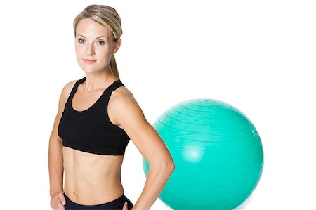 simsearch:640-03264942,k - Woman and pilates ball Stock Photo - Premium Royalty-Free, Code: 640-03258878