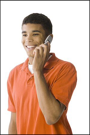 Man on cell phone Stock Photo - Premium Royalty-Free, Code: 640-03258950