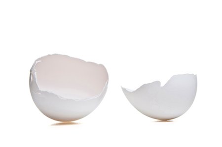 Broken egg shell Foto de stock - Sin royalties Premium, Código: 640-03259027