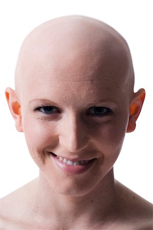 simsearch:640-03264095,k - Bald woman Stock Photo - Premium Royalty-Free, Code: 640-03264088