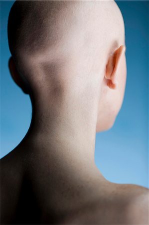 female back of the head - Bald woman Stock Photo - Premium Royalty-Free, Code: 640-03264095