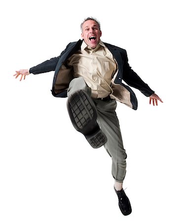 Businessman jumping Stock Photo - Premium Royalty-Free, Code: 640-03264175