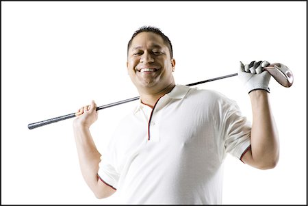 simsearch:640-03264970,k - Golfer with club Stock Photo - Premium Royalty-Free, Code: 640-03264961