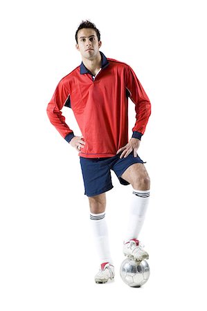 simsearch:640-03264942,k - Soccer player with ball Stock Photo - Premium Royalty-Free, Code: 640-03264982