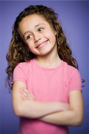 Young girl posing Stock Photo - Premium Royalty-Free, Code: 640-03265207