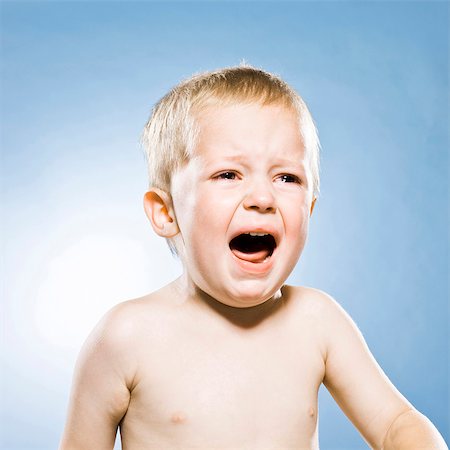 sad person series - little boy crying Stock Photo - Premium Royalty-Free, Code: 640-03260367