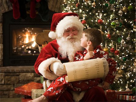 simsearch:640-02953263,k - santa claus Fotografie stock - Premium Royalty-Free, Codice: 640-03260410