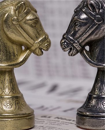 Chess knights Stock Photo - Premium Royalty-Free, Code: 640-03260629