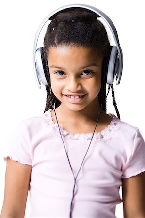 simsearch:640-03260960,k - Girl with headphones Stock Photo - Premium Royalty-Free, Code: 640-03260954