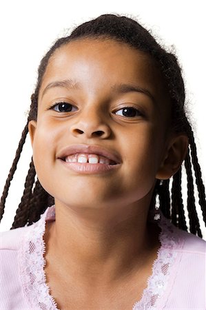 simsearch:640-03260960,k - Closeup of girl with braids Stock Photo - Premium Royalty-Free, Code: 640-03260960