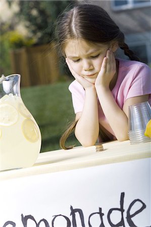sell lemonade - Girl selling lemonade Stock Photo - Premium Royalty-Free, Code: 640-03261002