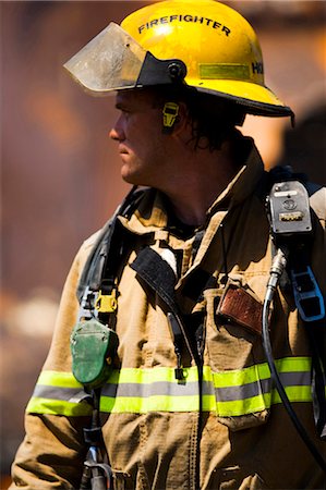 Fireman Stock Photo - Premium Royalty-Free, Code: 640-03261194