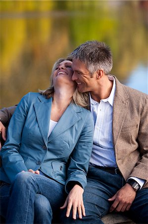 simsearch:640-03255756,k - Close up of man and woman smiling Stock Photo - Premium Royalty-Free, Code: 640-03261217