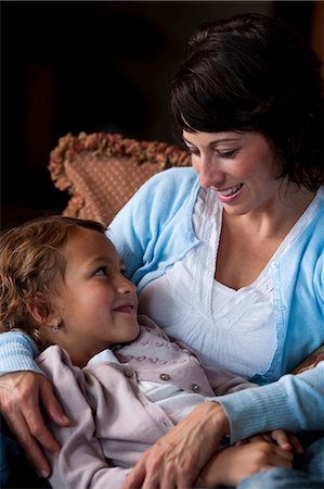 simsearch:640-01601434,k - Mother embracing daughter Stock Photo - Premium Royalty-Free, Code: 640-03261265