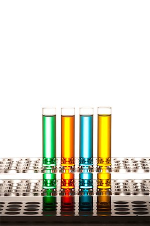 Multi-colored Test Tubes Stock Photo - Premium Royalty-Free, Code: 640-03261489