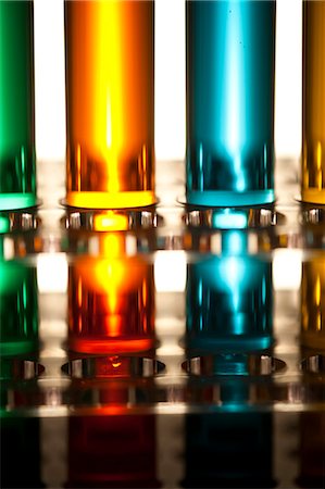 Multi-colored test tubes Stock Photo - Premium Royalty-Free, Code: 640-03261490