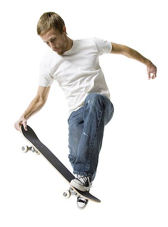simsearch:640-02775275,k - Mann auf einem skateboard Stockbilder - Premium RF Lizenzfrei, Bildnummer: 640-03263295