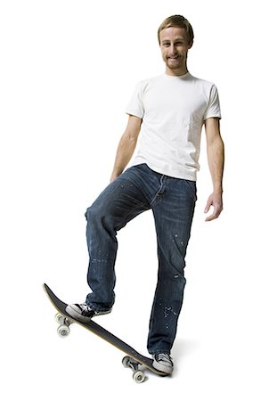 simsearch:640-02775275,k - Mann auf einem skateboard Stockbilder - Premium RF Lizenzfrei, Bildnummer: 640-03263296