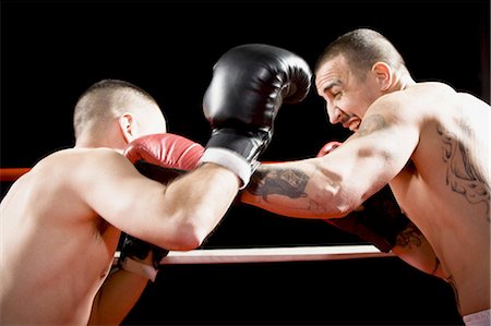 fighting sports - Boxer Stock Photo - Premium Royalty-Free, Code: 640-03263547