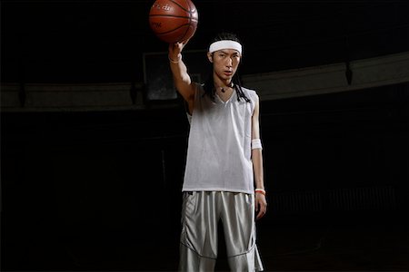 simsearch:642-01735997,k - Basketball player holding basketball Stock Photo - Premium Royalty-Free, Code: 642-01736006