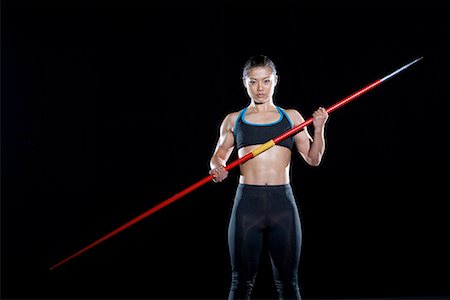 simsearch:642-02005133,k - a female javelin thrower Stock Photo - Premium Royalty-Free, Code: 642-02005129