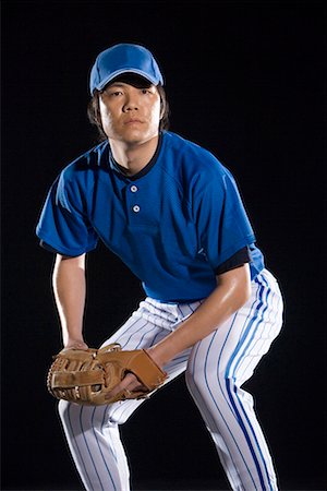 simsearch:642-02005133,k - a male softball player Stock Photo - Premium Royalty-Free, Code: 642-02005209