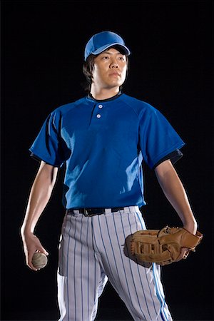 simsearch:642-02005133,k - a male softball player Stock Photo - Premium Royalty-Free, Code: 642-02005210