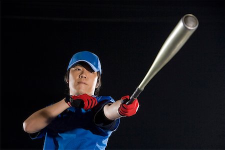 simsearch:642-02005133,k - a male softball player Stock Photo - Premium Royalty-Free, Code: 642-02005228